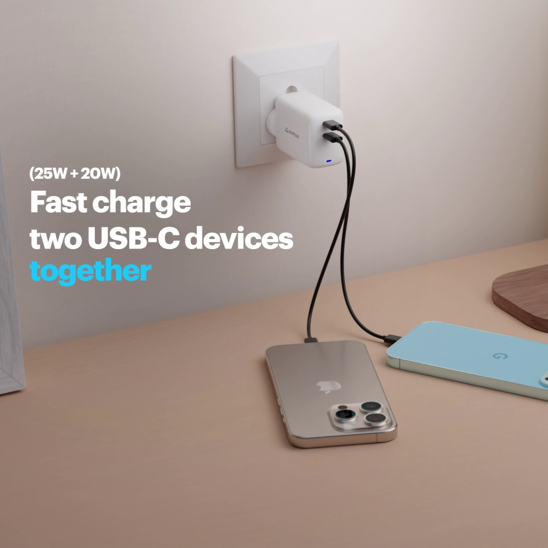 Numen 45W Dual Type-C Gan Fast Charger