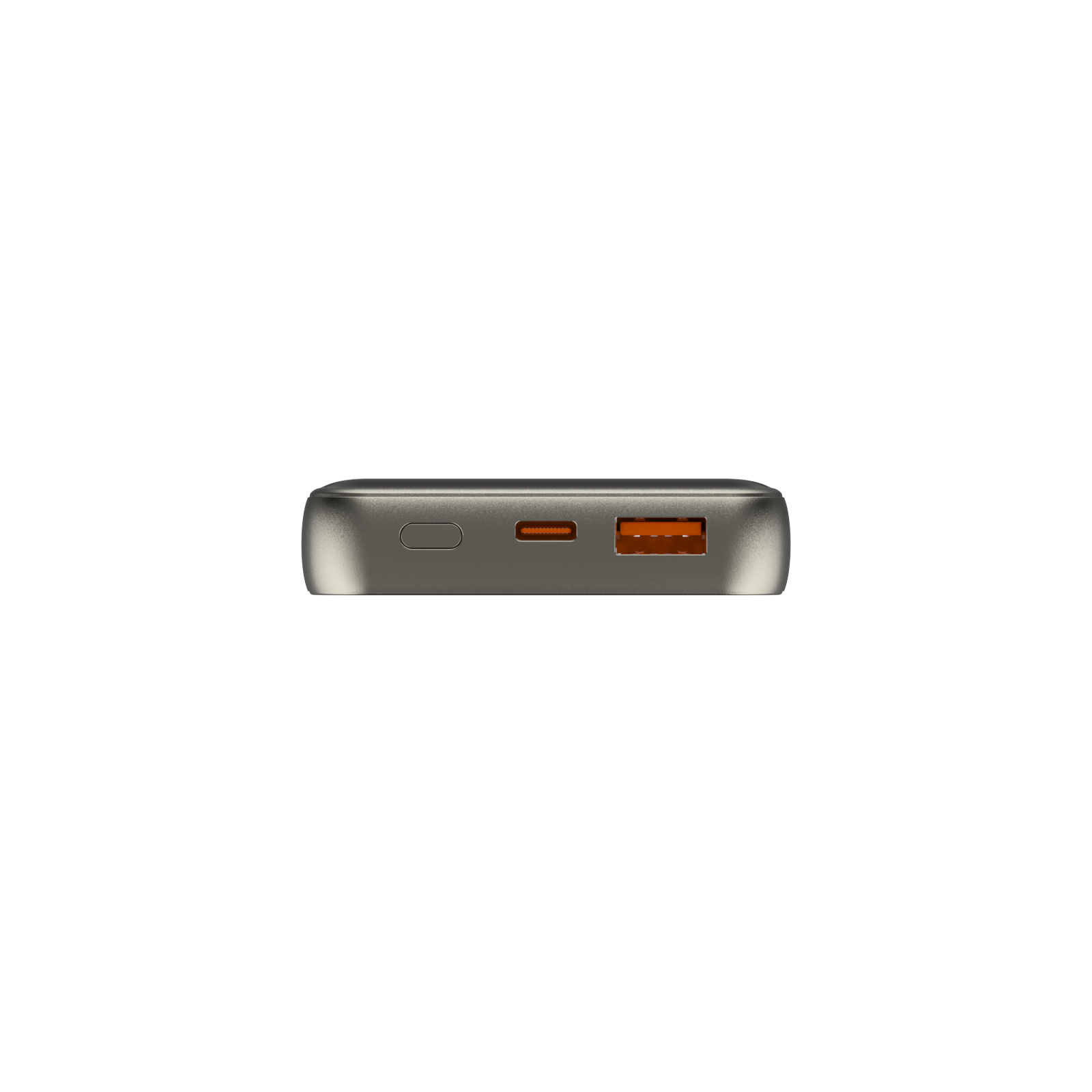 Click 10000mAh 15W Slim Magnetic Wireless Powerbank with Natural Titanium Finish for iPhone