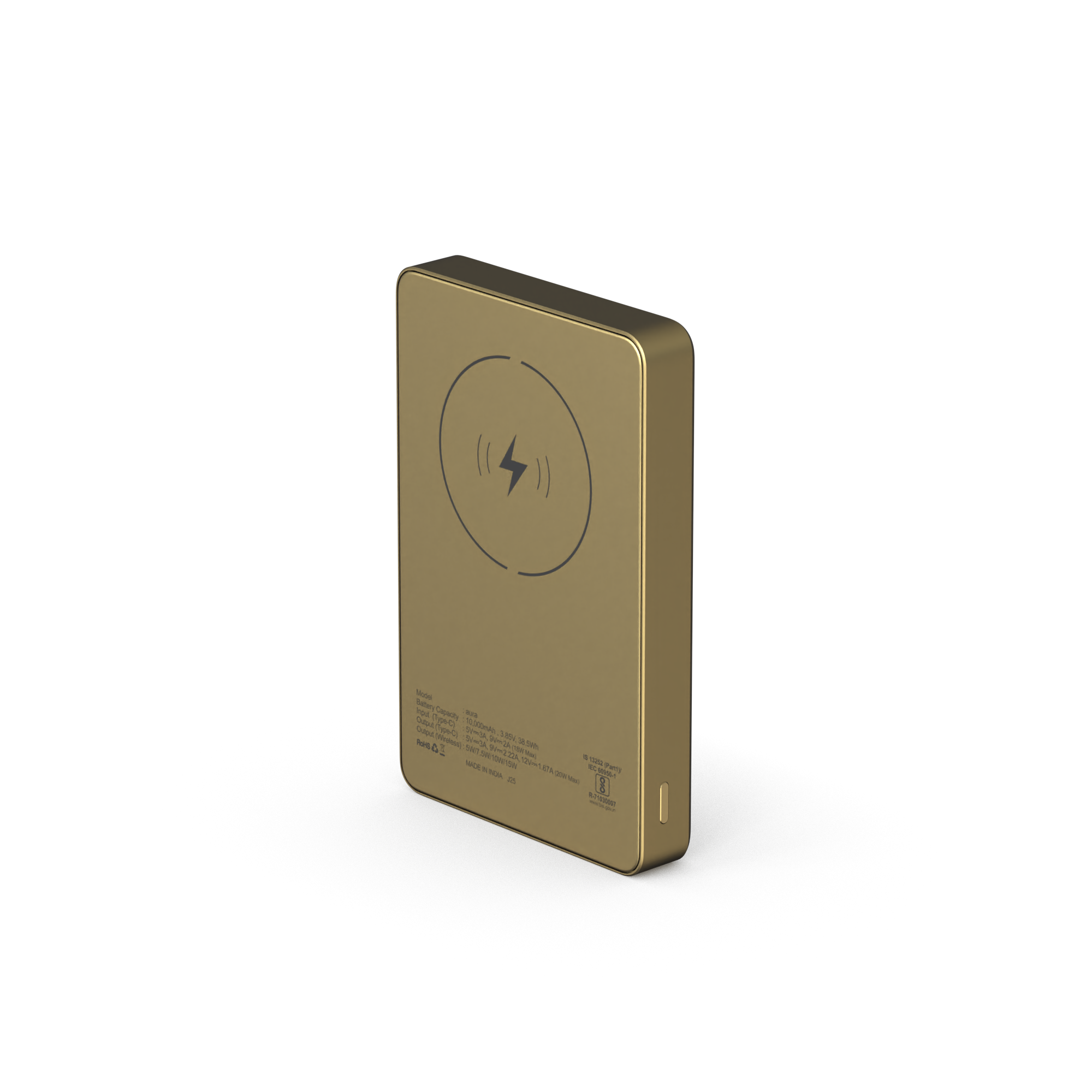 Aura 10000mAh 15W Magnetic Wireless Powerbank