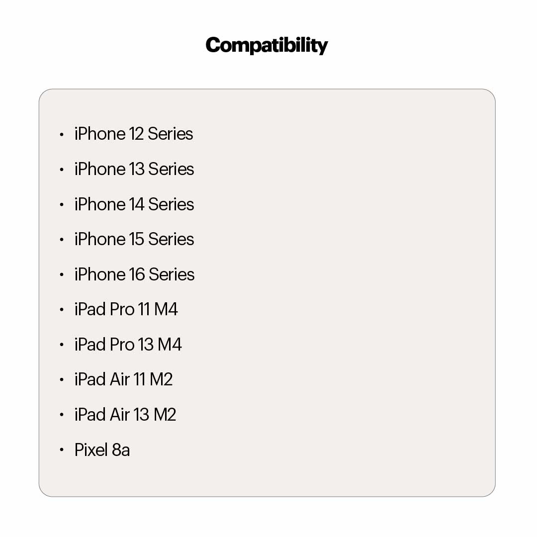 Click 10000mAh 15W Slim Magnetic Wireless Powerbank with Natural Titanium Finish for iPhone