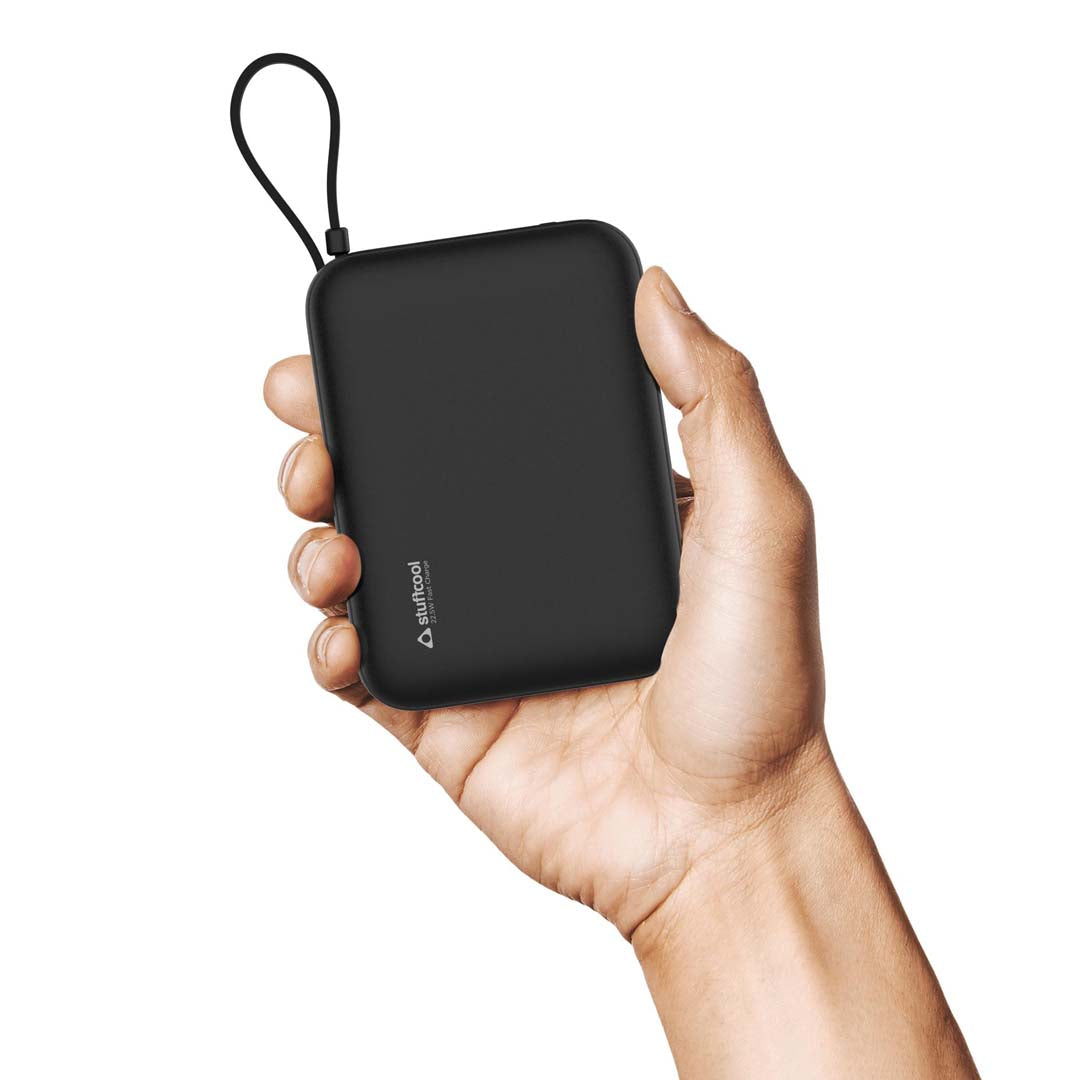 Maverick Mini 20,000mAh Powerbank with 20W Built-in Lightning & Type-C Cables