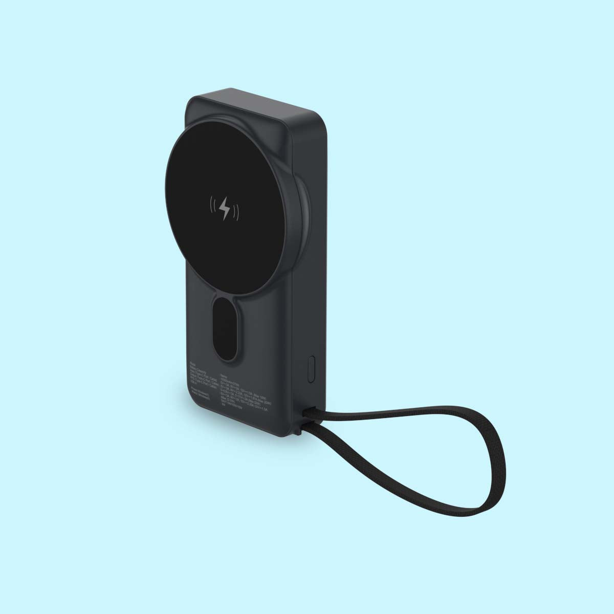 Nemo 10000mAh compact magnetic wireless powerbank with 20W built-in Type-C cable