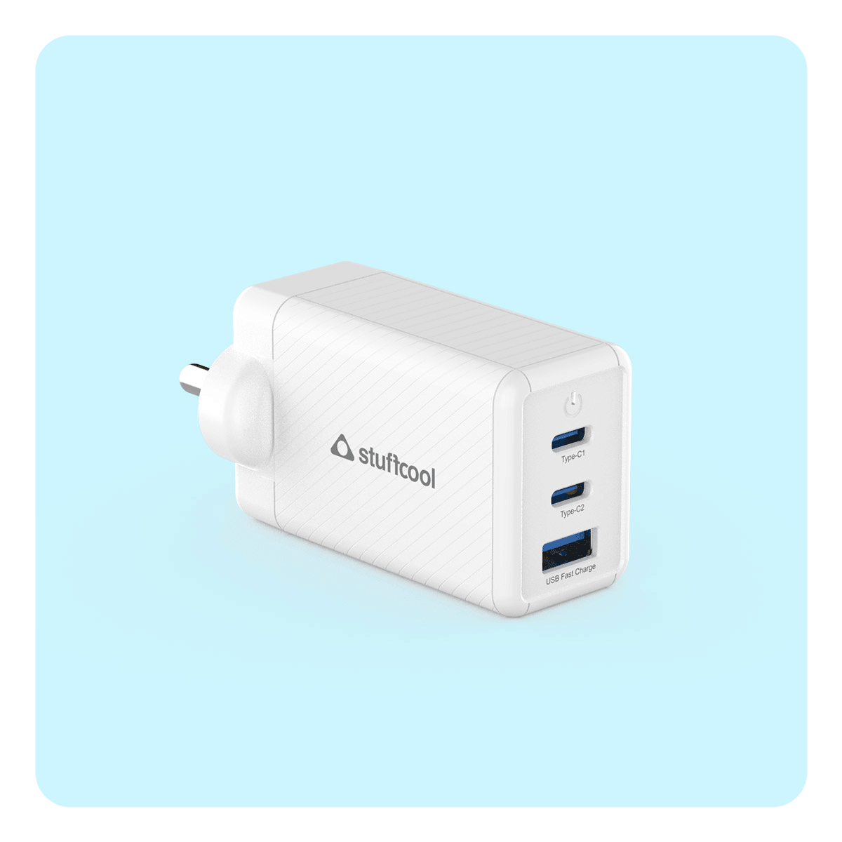 Nova 65W PD Multi Port 2 Type C & 1 USB A GaN Charger