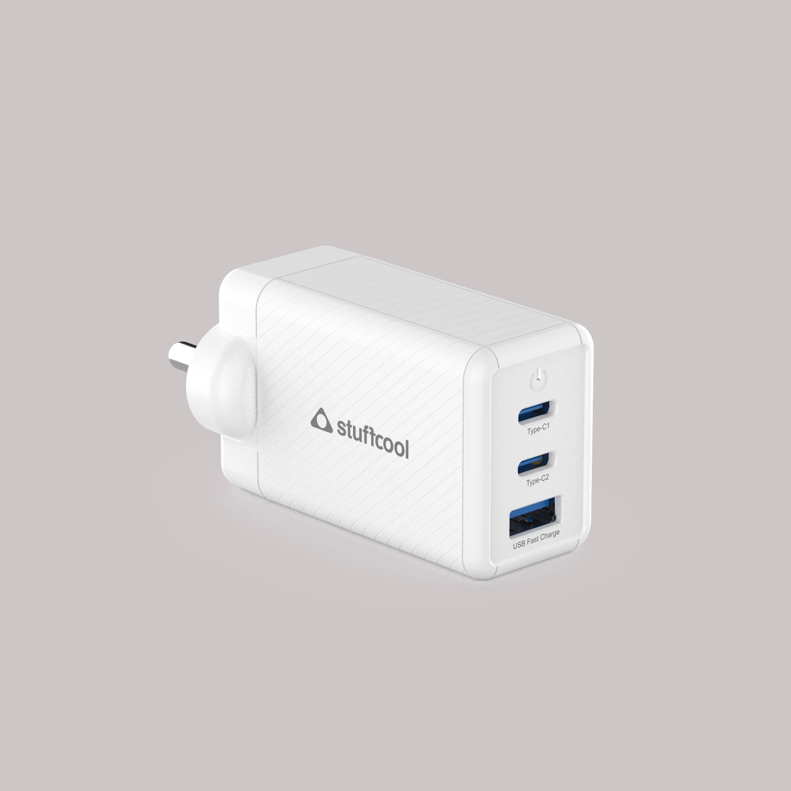 Nova 65W PD Multi Port 2 Type C & 1 USB A GaN Charger