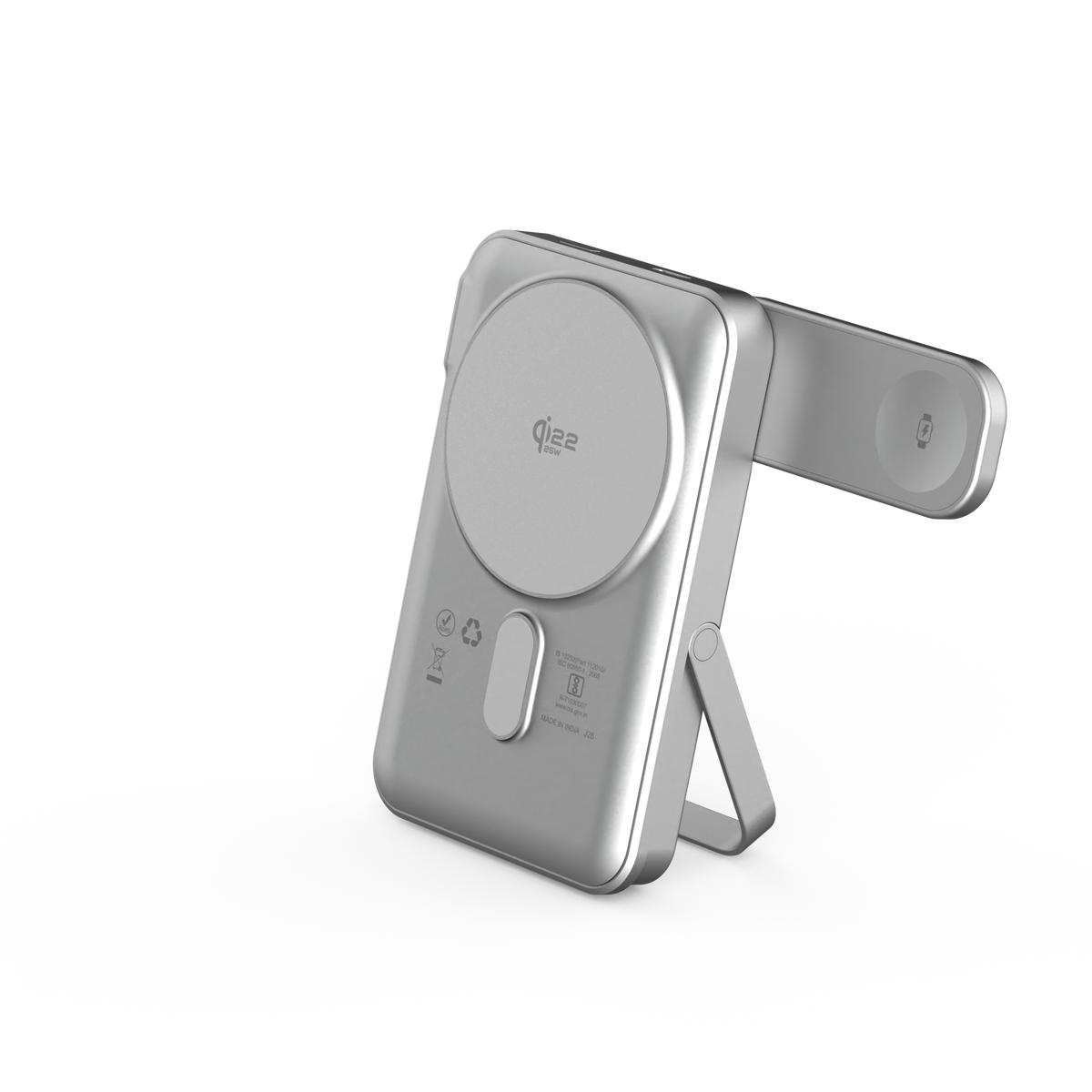 Omni Pro Qi2.2 Certified 25W MagSafe Powerbank with Built-in Apple Watch Charger
