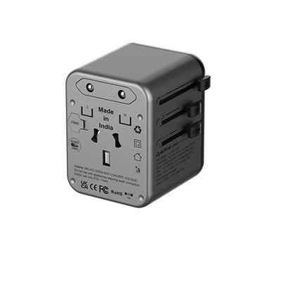 Jetset Universal World Travel Adapter with PD20W Type C port