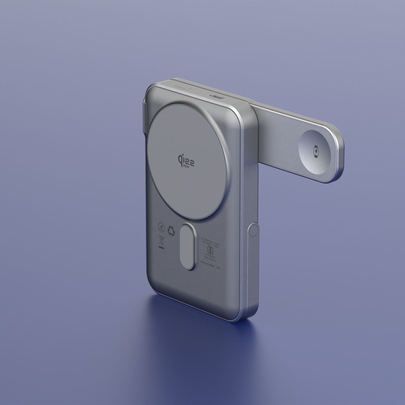 Omni Pro Qi2.2 Certified 25W MagSafe Powerbank with Built-in Apple Watch Charger