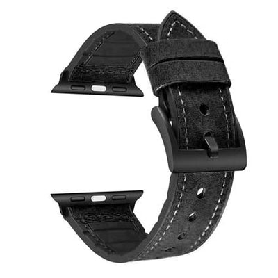 Leather Watch Band Compatible with All Apple Watch Series