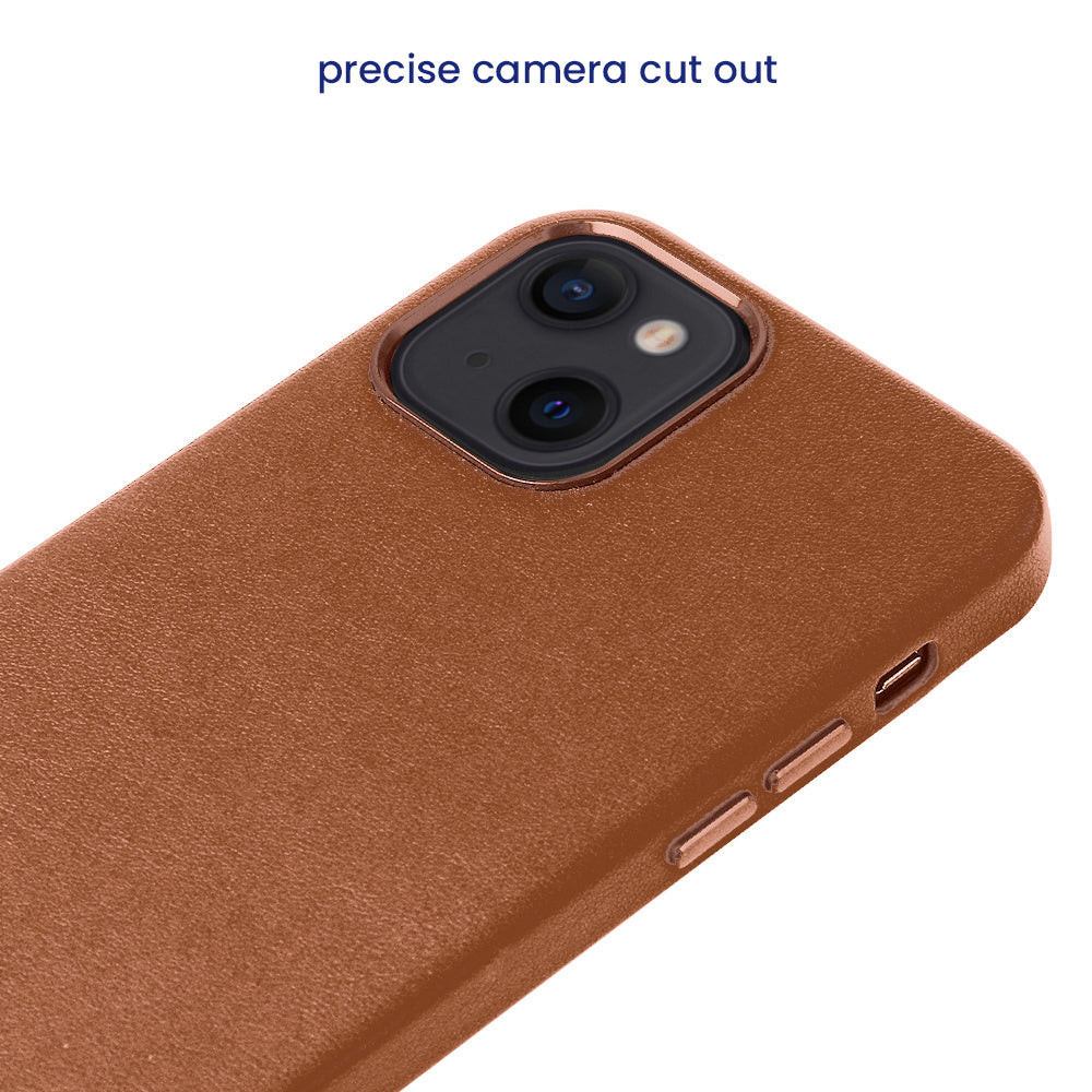 Premier Leather Back Case Cover for iPhone 14 Plus