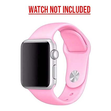 Silicon Watch Band Compatible with All Apple Watch Series 42-44mm ( More Color Options available)