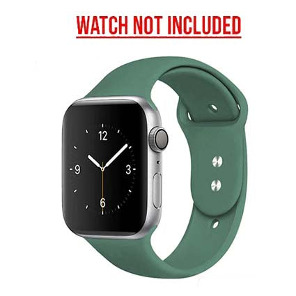 Silicon Watch Band Compatible with All Apple Watch Series 42-44mm ( More Color Options available)