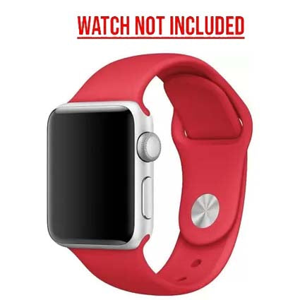 Silicon Watch Band Compatible with All Apple Watch Series 42-44mm ( More Color Options available)