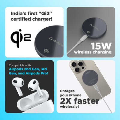 Revel Magnetic Wireless Charger with Qi2 Certification