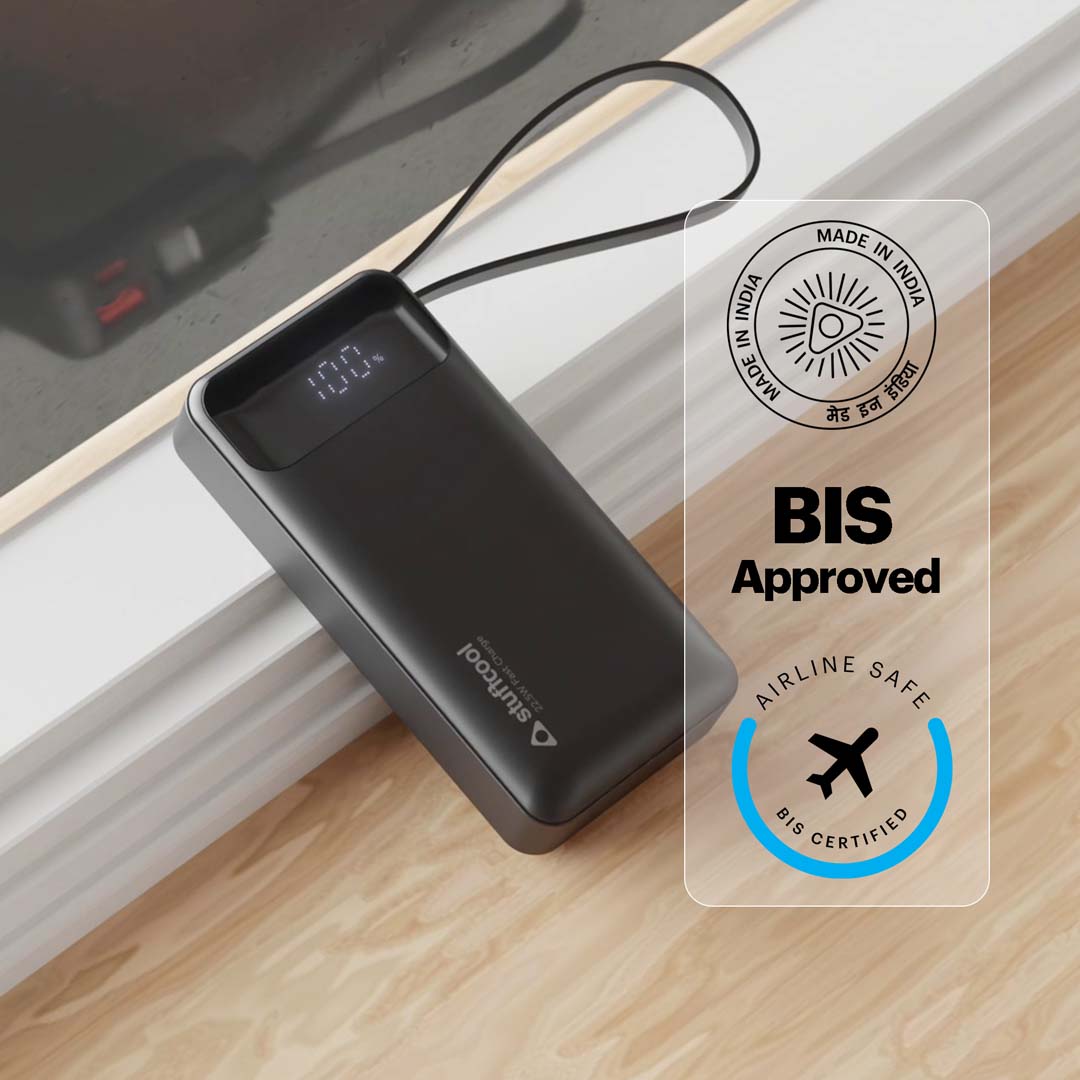 Mito Mini 10000mAh Powerbank with Built-in Type-C Cable and 22.5W Fast Charging