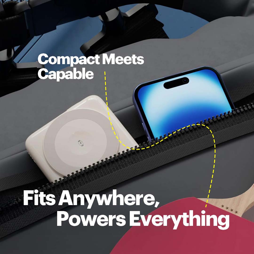 Click Trio 10000mAh Magnetic Wireless Powerbank with Apple Watch Charging