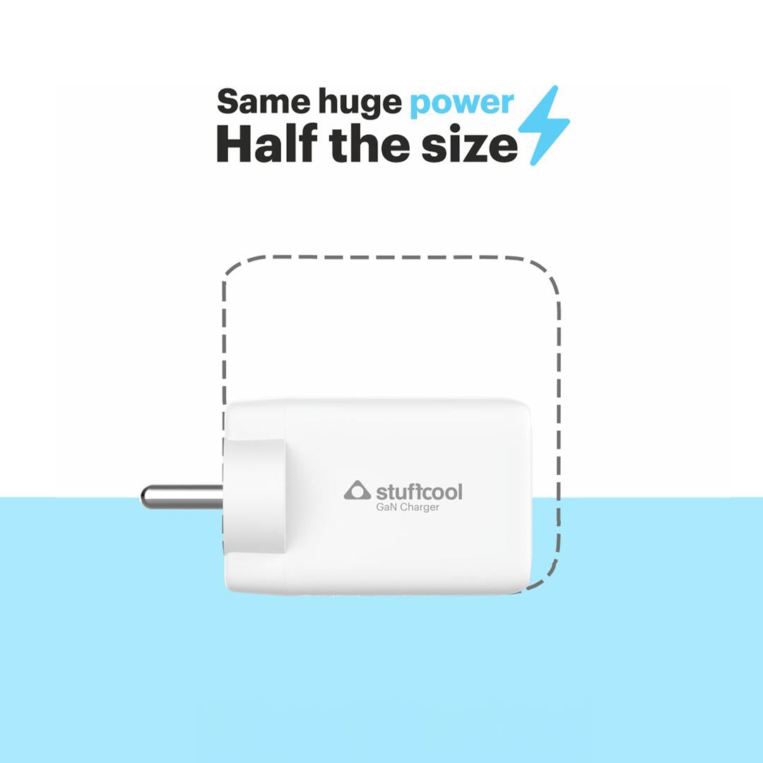 Numen 65W Multi Port 2 Type-C & 1 USB A Gan Fast Charger