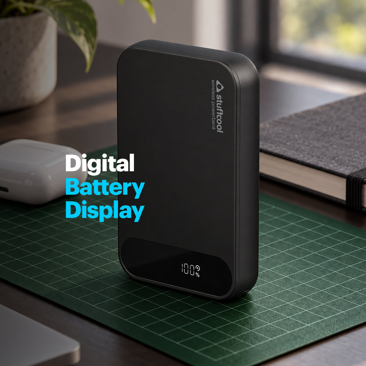 Klick 10000mAh 15W Slim Magnetic Wireless Powerbank for iPhone