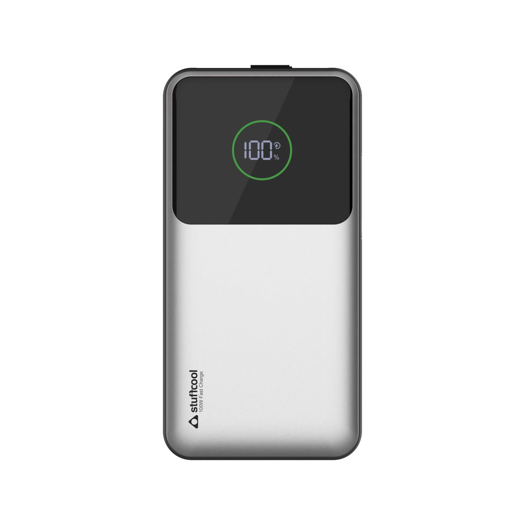 Giga Pro Max 20000mAh powerbank with 100W Built-in retractable Type-C Cable
