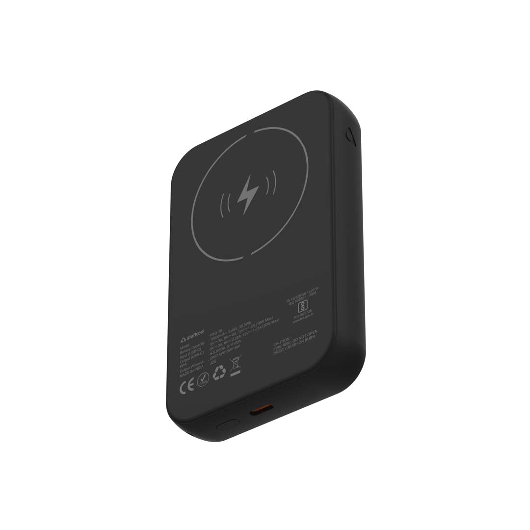Klick 10000mAh 15W Slim Magnetic Wireless Powerbank for iPhone