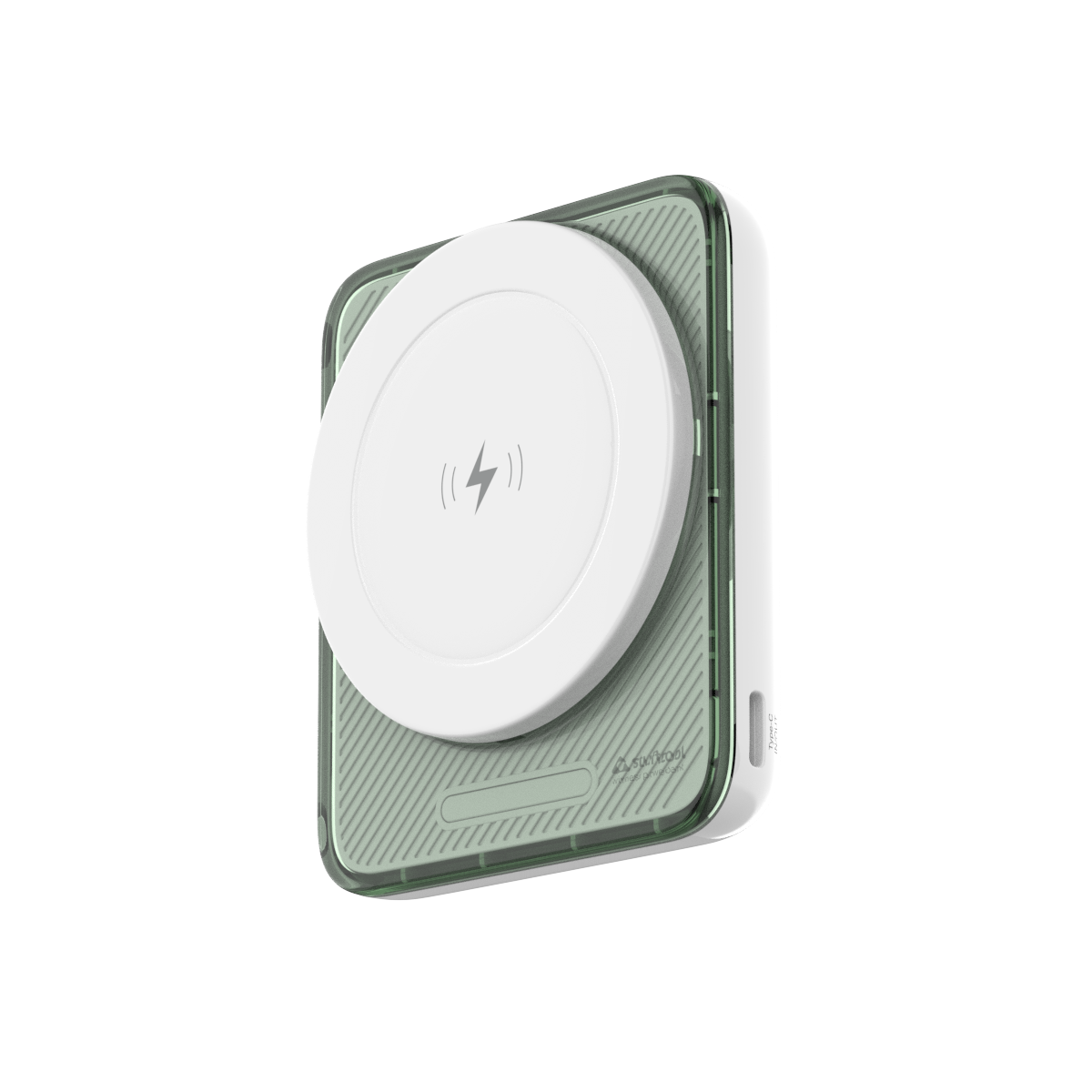 Lucid 15W magnetic wireless powerbank 5000mAh battery capacity for iPhone 16/15/14/13 and 12