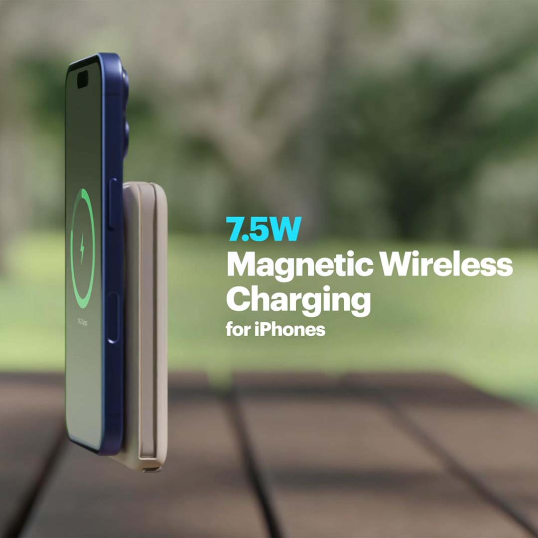 Click Trio 10000mAh Magnetic Wireless Powerbank with Apple Watch Charging