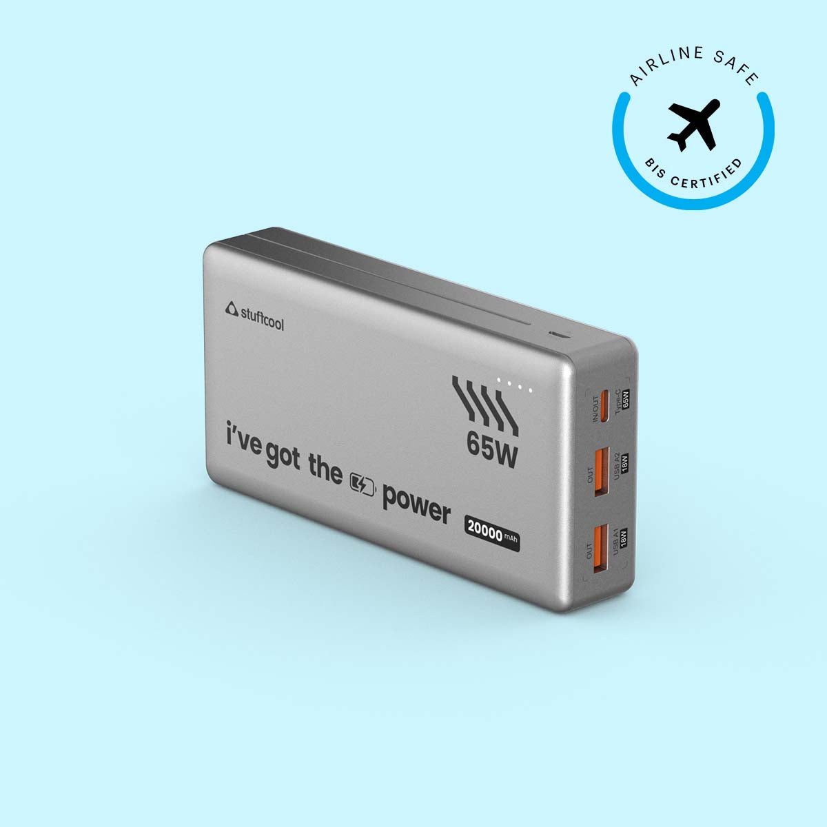 Major Ultra 65W PD Super Fast Charging 20000mAh Powerbank