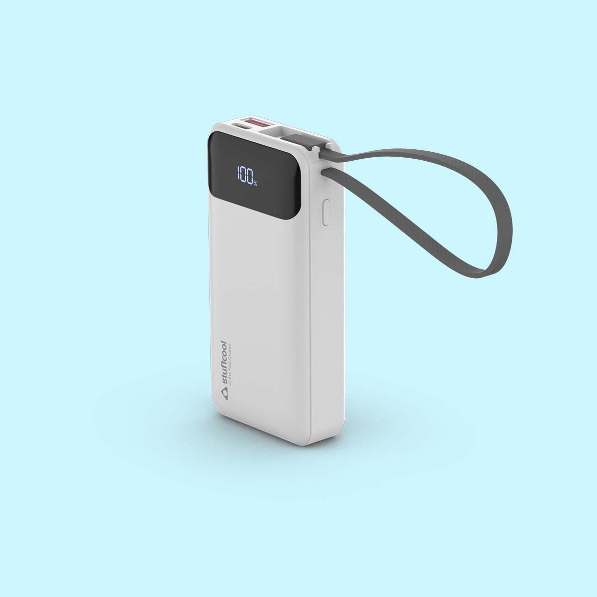 Mito Mini 10000mAh Powerbank with Built-in Type-C Cable and 22.5W Fast Charging
