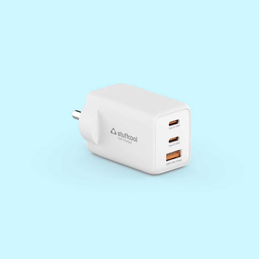 Numen 65W Multi Port 2 Type-C & 1 USB A Gan Fast Charger