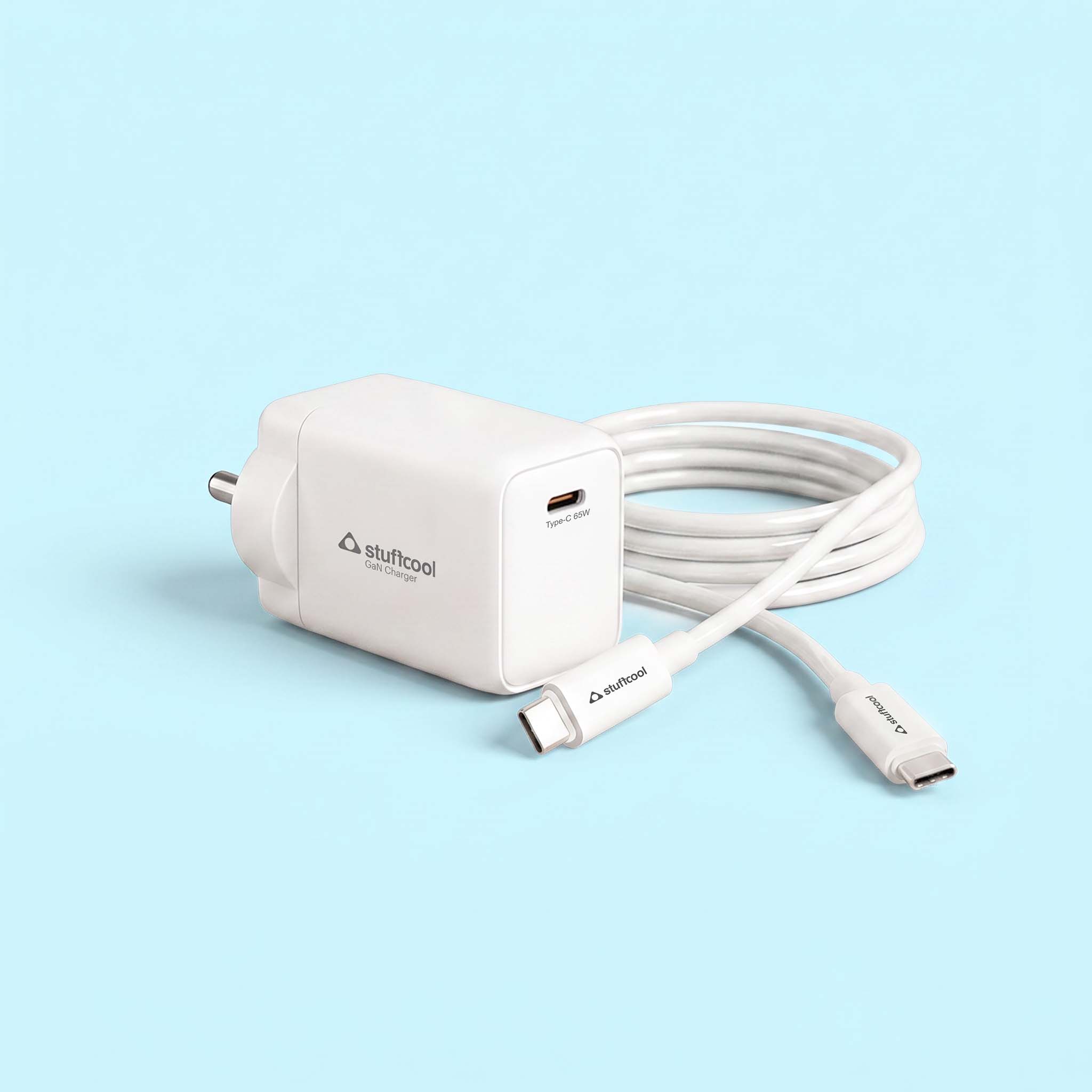 Numen 65C Smallest 65W AVS GaN Charger with 100W 5A Type-C to Type-C Cable