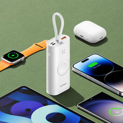 Ally 10000mAh Compact Powerbank with Apple Watch Charging