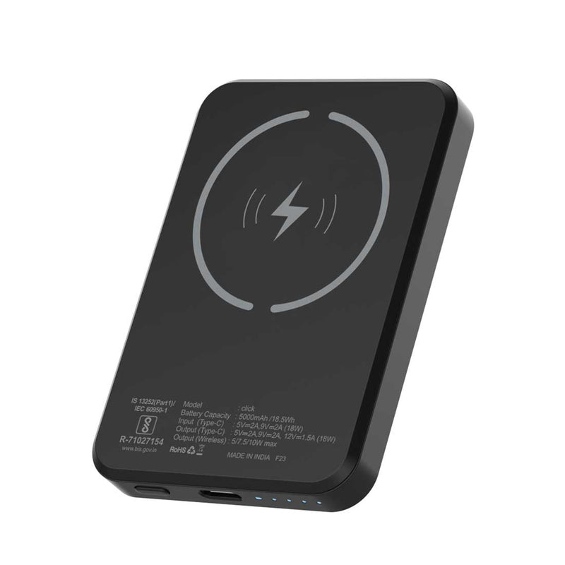 Click 5000mAh Magnetic Wireless Powerbank