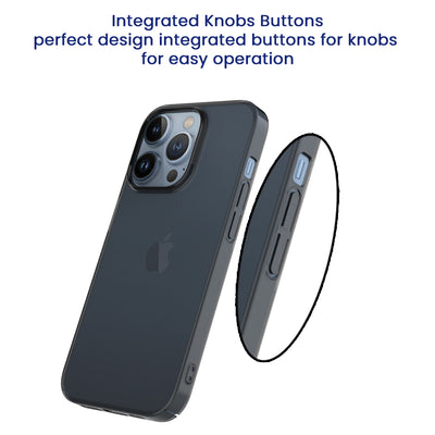 Smoke Smooth & Soft Back Cover for iPhone 14 Pro