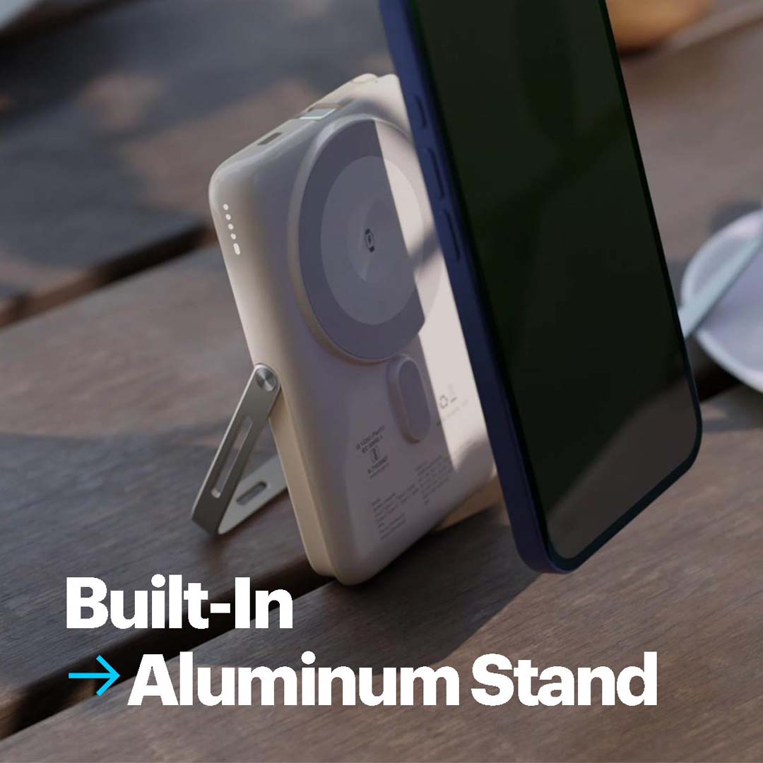 Click Trio 10000mAh Magnetic Wireless Powerbank with Apple Watch Charging