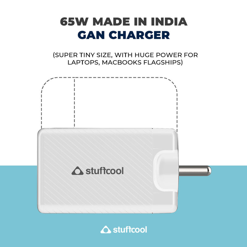 Nova PD65W Multi Port 2 Type C & 1 USB A GaN Charger