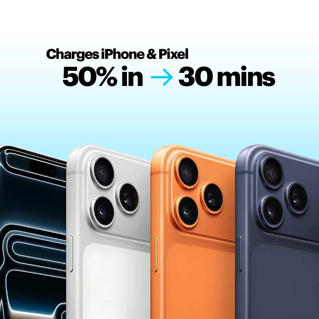 Numen 65W Multi Port 2 Type-C & 1 USB A Gan Fast Charger