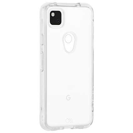 Case-Mate Tough Clear Hard Back Case Cover for Google Pixel 4A - Transparent