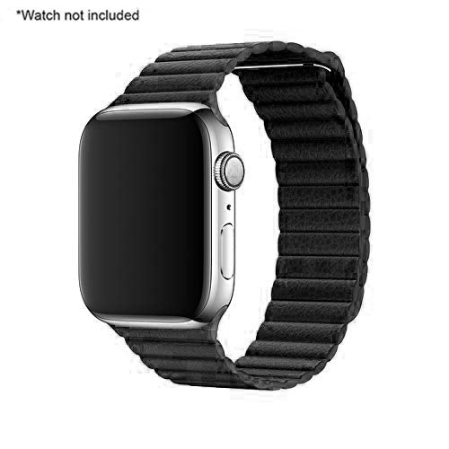 Leather Loop Magnetic Closure Watch Band Compatible with All Apple Watch Series