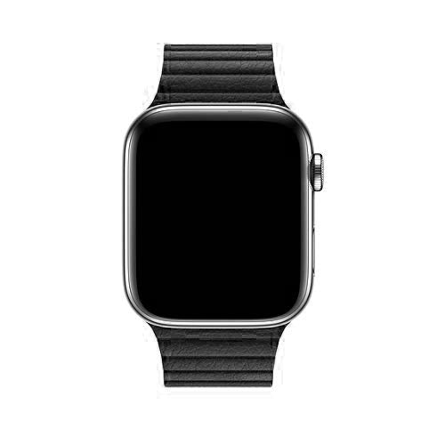 Leather Loop Magnetic Closure Watch Band Compatible with All Apple Watch Series