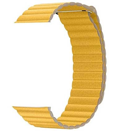 Leather Loop Magnetic Closure Watch Band Compatible with All Apple Watch Series