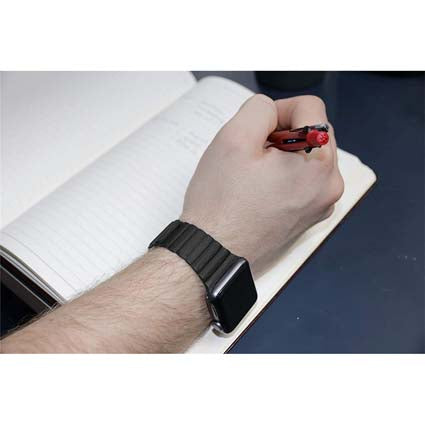 Leather Loop Magnetic Closure Watch Band Compatible with All Apple Watch Series
