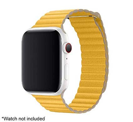 Leather Loop Magnetic Closure Watch Band Compatible with All Apple Watch Series