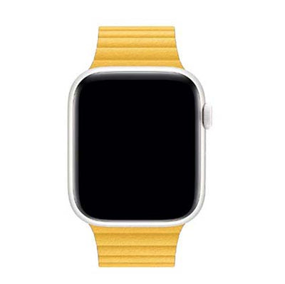 Leather Loop Magnetic Closure Watch Band Compatible with All Apple Watch Series