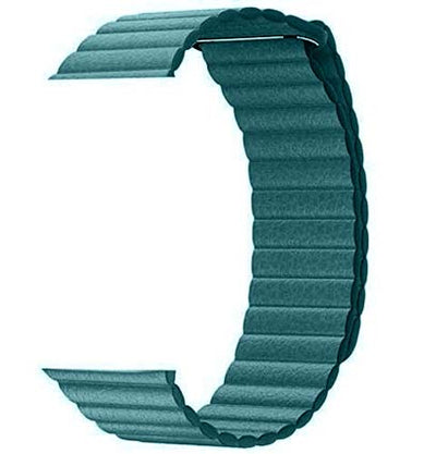 Leather Loop Magnetic Closure Watch Band Compatible with All Apple Watch Series