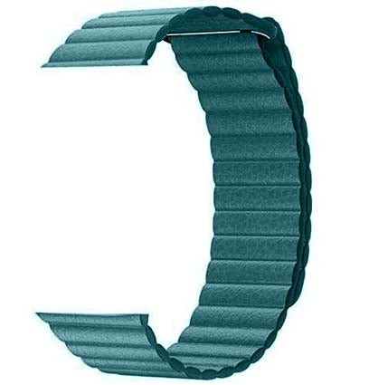 Leather Loop Magnetic Closure Watch Band Compatible with All Apple Watch Series