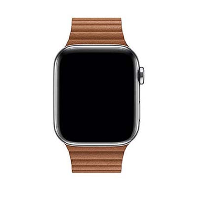 Leather Loop Magnetic Closure Watch Band Compatible with All Apple Watch Series