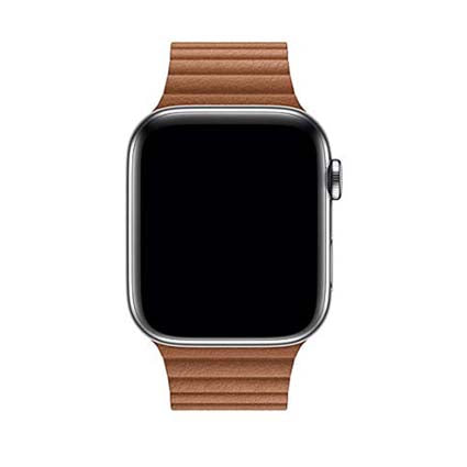 Leather Loop Magnetic Closure Watch Band Compatible with All Apple Watch Series
