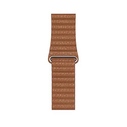 Leather Loop Magnetic Closure Watch Band Compatible with All Apple Watch Series
