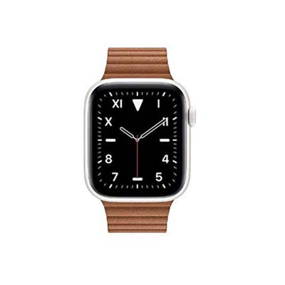 Leather Loop Magnetic Closure Watch Band Compatible with All Apple Watch Series