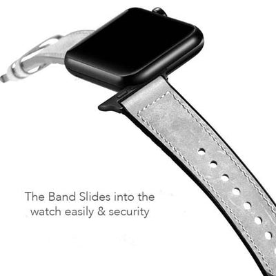 Leather Watch Band Compatible with All Apple Watch Series