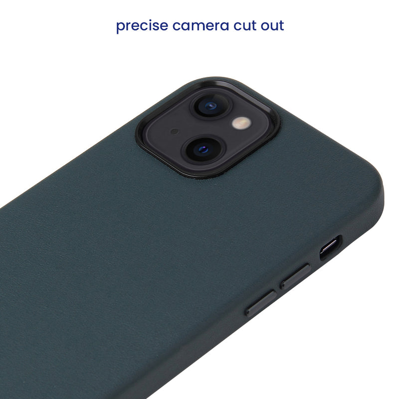 Premier Smooth Leather Back Case for iPhone 14